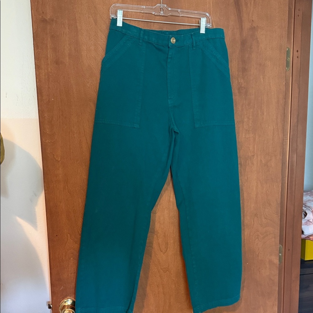 Teal Big Bud Workpants